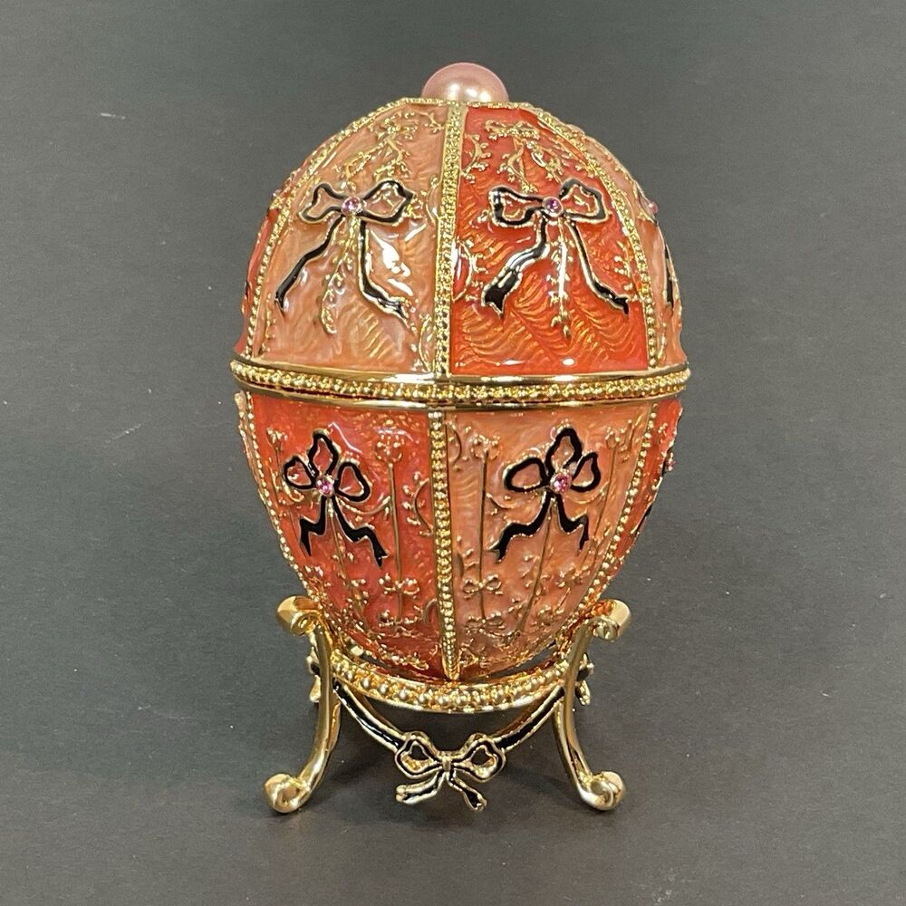 Joan Rivers 2008 Ltd. Ed. Imperial Treasures Egg Trinket Box in Box No Necklace